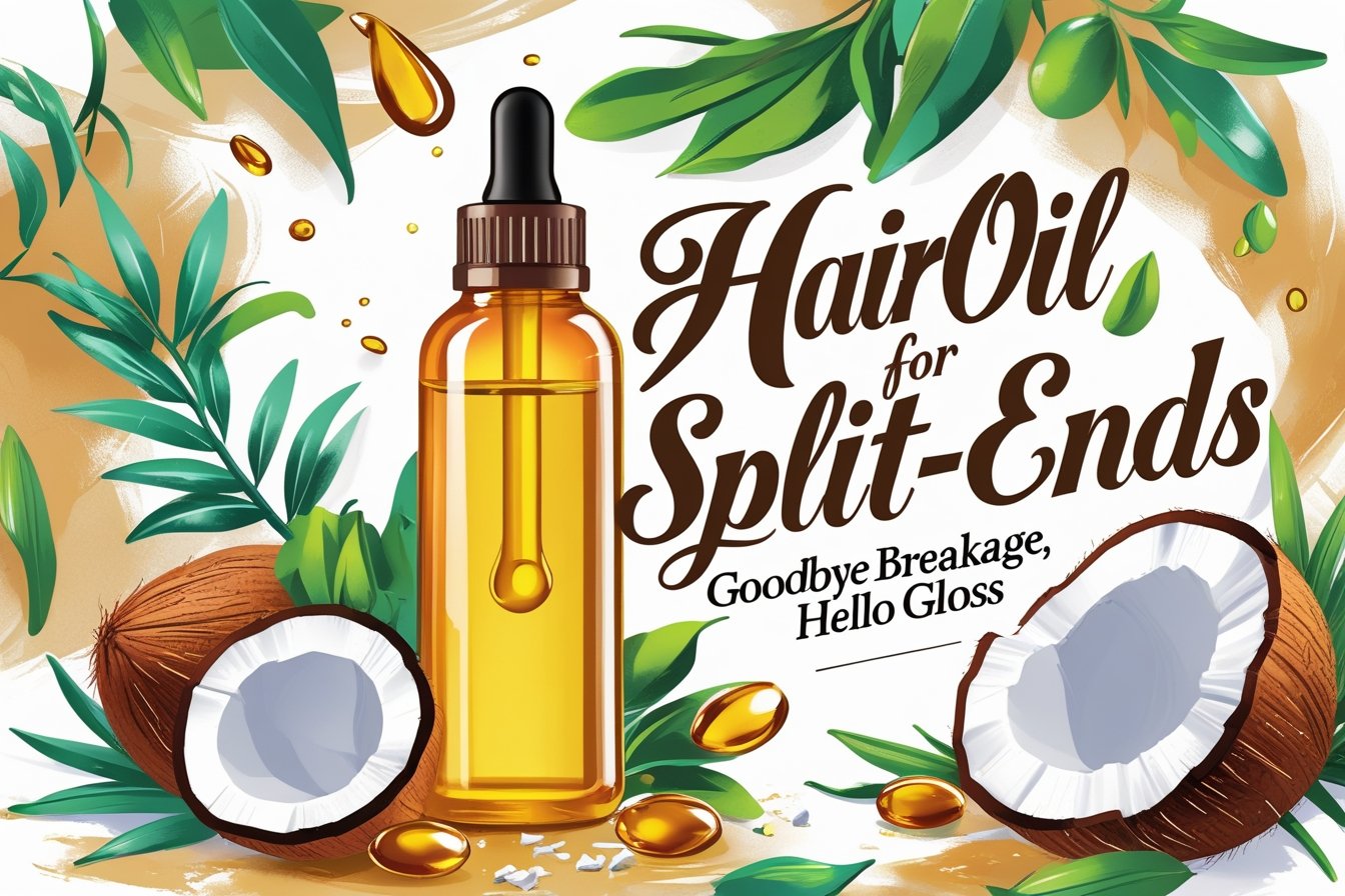 Hair Oil for Split-ends | Goodbye Breakage, Hello Gloss